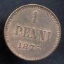 1 penni 1875 year