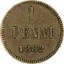 1 penni 1882 year