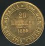 20 markkaa 1880 year