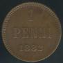 1 penni 1882 year