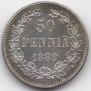 50 pennia 1889 year