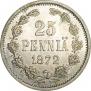 25 pennia 1872 year