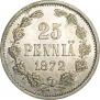 25 pennia 1872 year