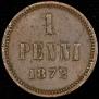 1 penni 1872 year