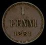 1 penni 1881 year