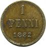 1 penni 1882 year