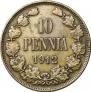 10 pennia 1912 year