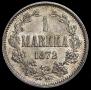 1 markka 1872 year