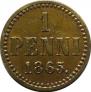 1 penni 1865 year