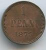 1 penni 1875 year