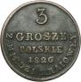 3 grosze 1826 year