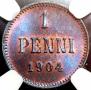 1 penni 1904 year