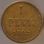 1 penni 1882 year