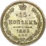 15 kopecks 1883 year