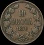 10 pennia 1876 year