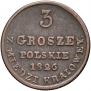 3 grosze 1826 year