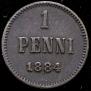 1 penni 1884 year