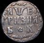 Grivna 1705 year