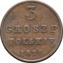 3 grosze 1828 year