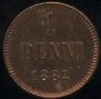 1 penni 1882 year