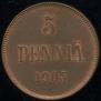 10 pennia 1905 year