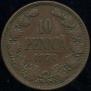 10 pennia 1876 year