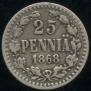 25 pennia 1868 year