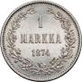 1 markka 1874 year