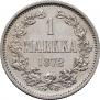 1 markka 1872 year