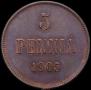 5 pennia 1905 year