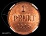 1 penni 1915 year