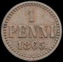 1 penni 1865 year