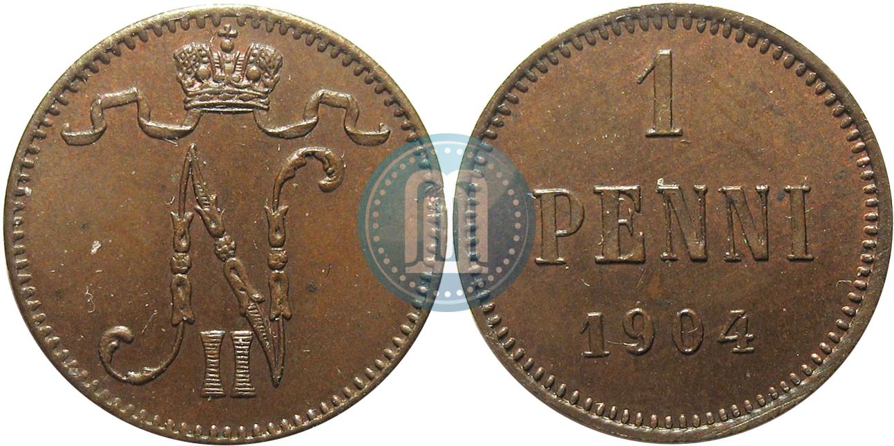 Один пенни 1905 года