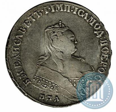 Picture 1 rouble 1747 year ММД 