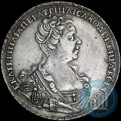 Picture 1 rouble 1727 year СПБ "Small head"