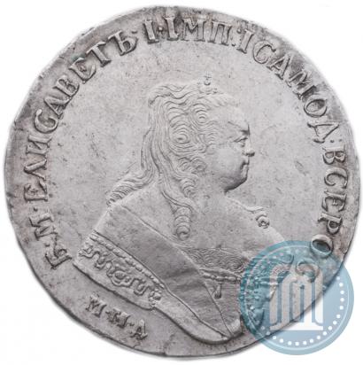 Picture 1 rouble 1750 year ММД 