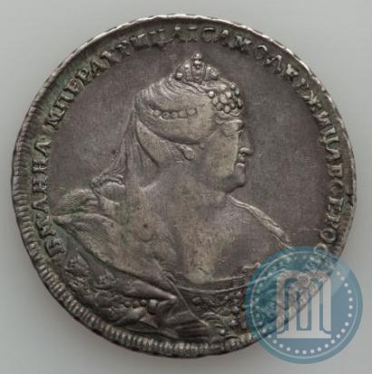 Picture 1 rouble 1738 year  "Moscow type"