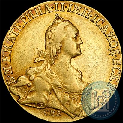 Picture 10 roubles 1772 year СПБ 