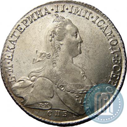 Picture 1 rouble 1773 year СПБ-ФЛ 