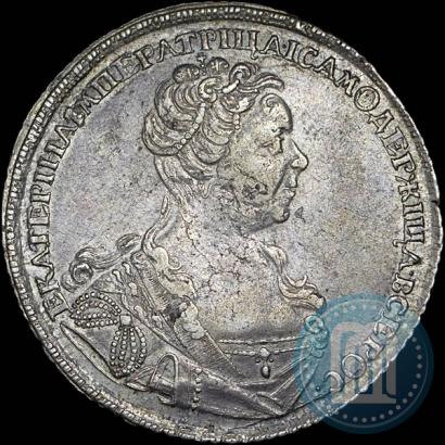 Picture 1 rouble 1727 year СПБ "Small head"