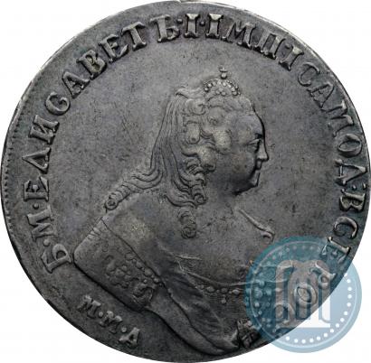 Picture 1 rouble 1754 year ММД-ЕI 