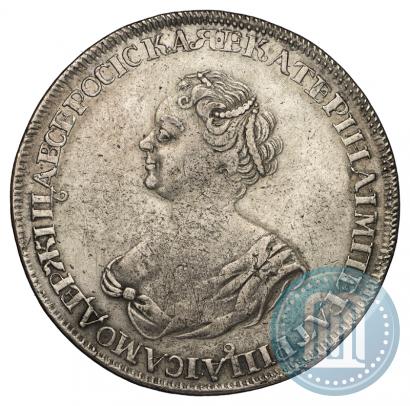 Picture 1 rouble 1725 year  "Mourning rouble"