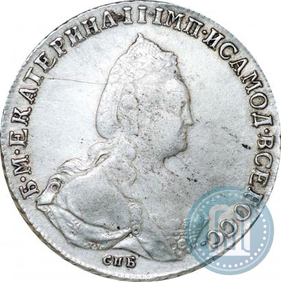 Picture 1 rouble 1791 year СПБ-ЯА 