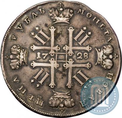 Picture 1 rouble 1728 year  "Type of 1728"