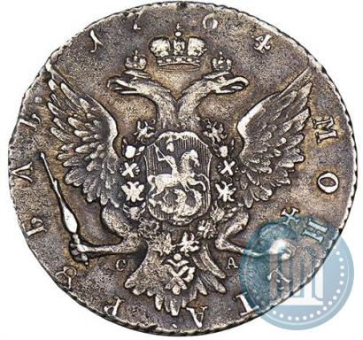 Picture 1 rouble 1764 year СПБ-СА 