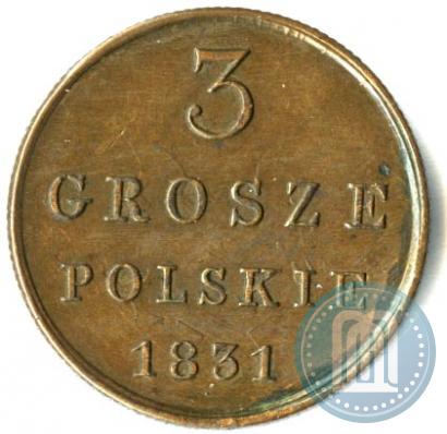 Picture 3 grosze 1831 year KG 