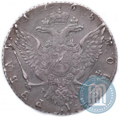 Picture 1 rouble 1768 year СПБ-АШ 