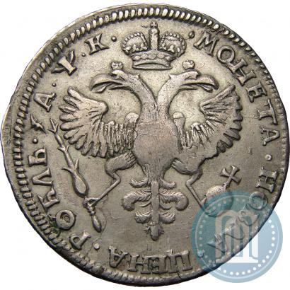 Picture 1 rouble 1720 year OK "Portrait in armour"