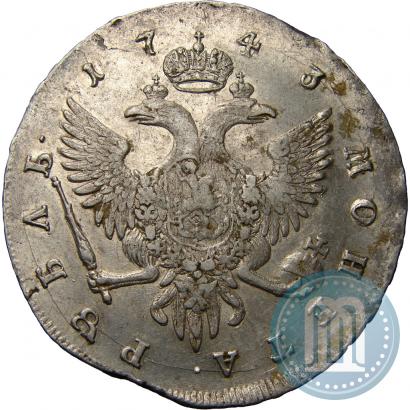 Picture 1 rouble 1743 year СПБ 