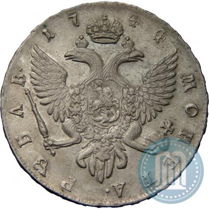 Picture 1 rouble 1744 year СПБ 